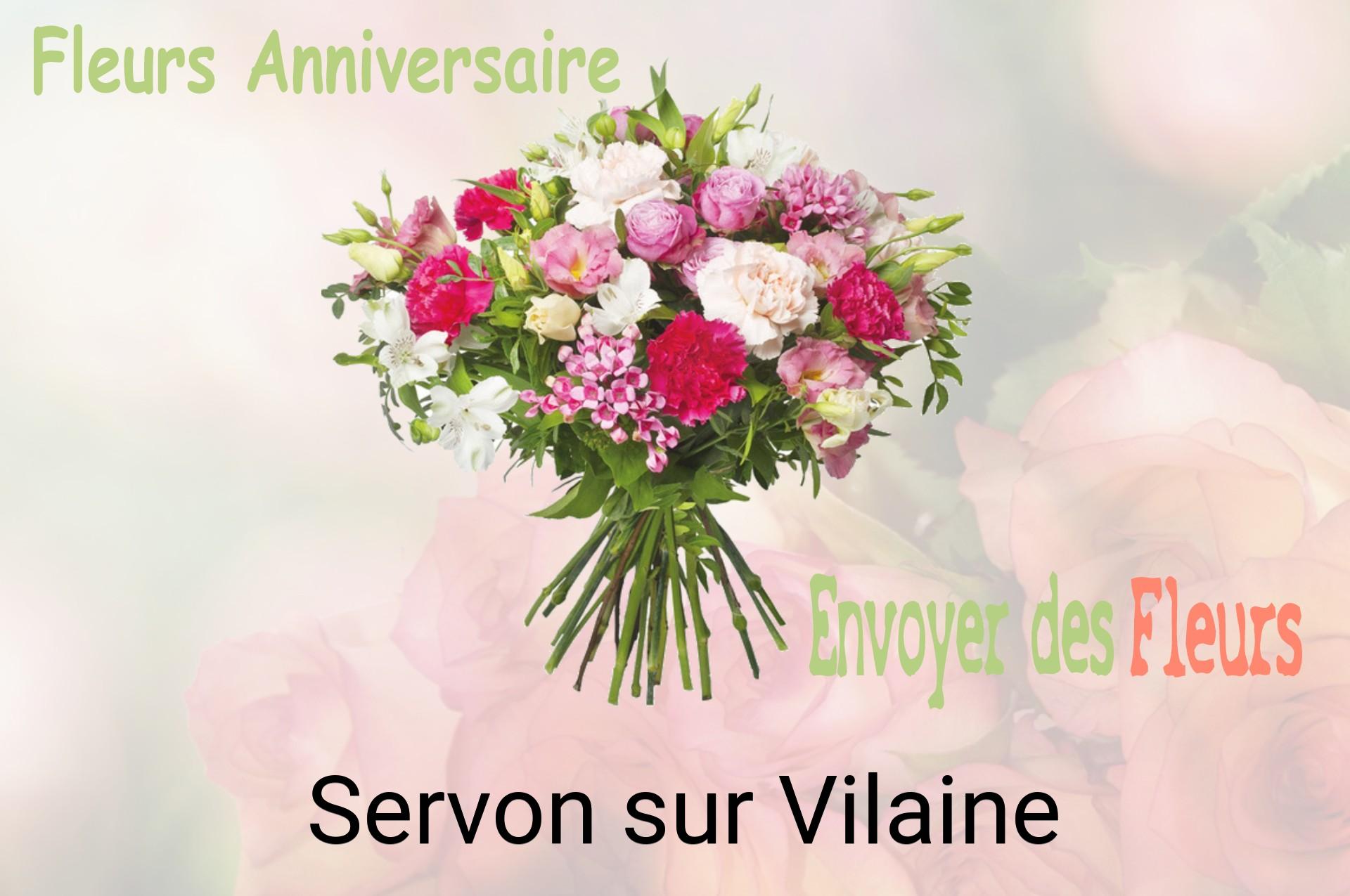 Bouquet de fleurs d’anniversaire livré à Servon-sur-Vilaine