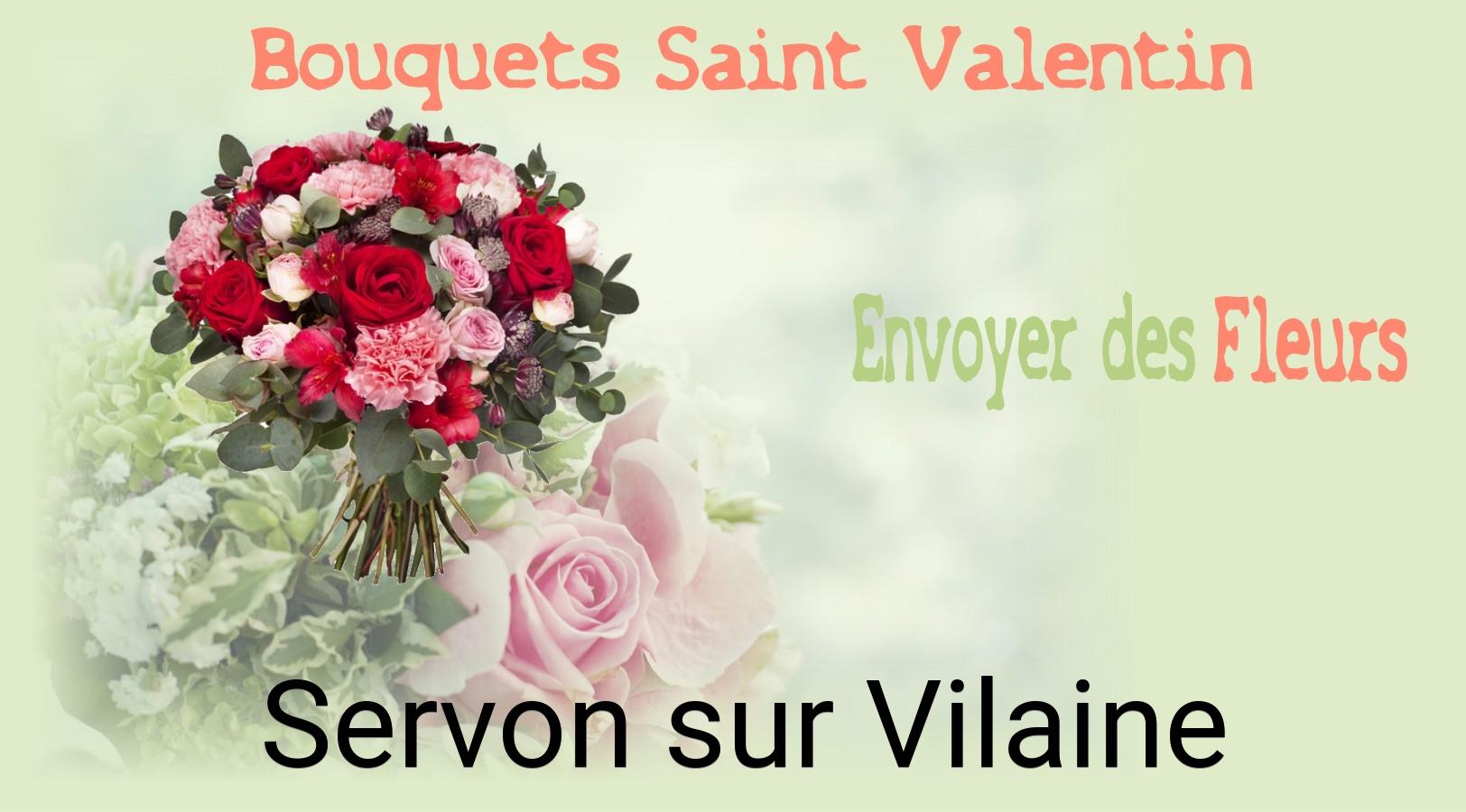 Roses de Saint-Valentin livrées à Servon-sur-Vilaine